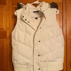 White Puffer Vest